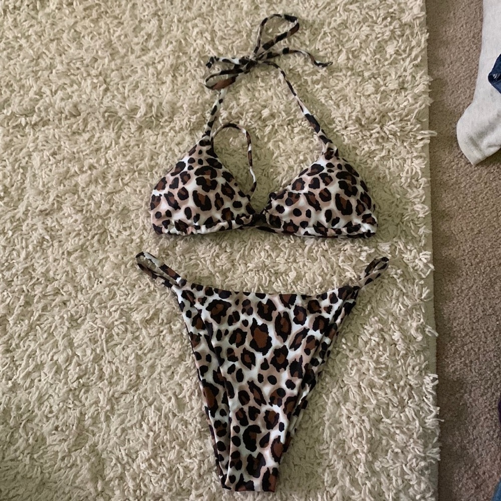 Shein Cheetah Bikini Set